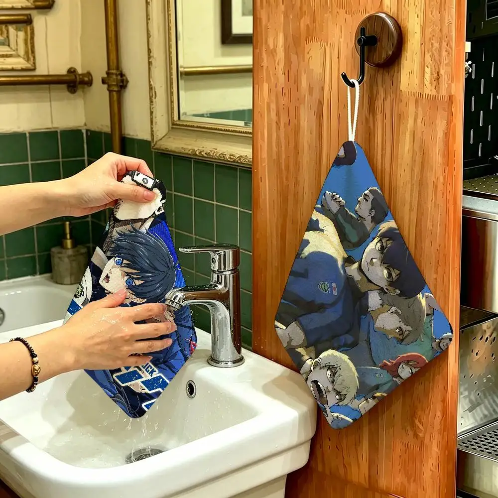 BLUE LOCK Anime Hanging Style Hand Wiping Towel, Polyester Cotton, Anti-fade For Indoor Kitchen Living Room
BLUE LOCK Anime Hanging Style Hand Wiping Towel, Polyester Cotton, Anti-fade For Indoor Kitchen Living Room
