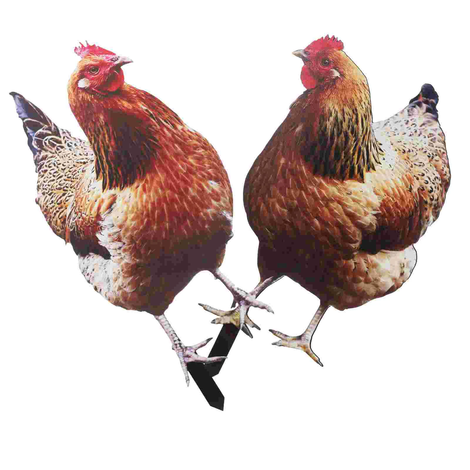 2 Pcs Chicken Garden Decoration Yards Decorative Lawn Ornament Stake Signage Outdoor Adornment
2 Pcs Chicken Garden Decoration Yards Decorative Lawn Ornament Stake Signage Outdoor Adornment