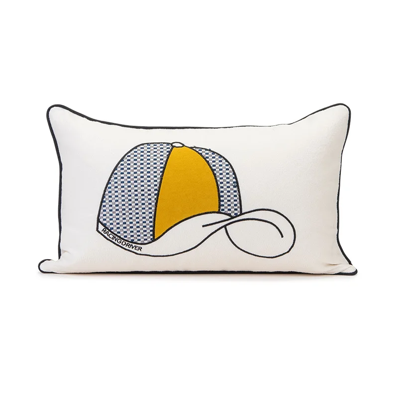 Luxury Simple Cushion Cover Hat Embroidery Throw Pillow Cover Decoration Sofa Pillow Case Home Decor Waist Pillow Cover
Luxury Simple Cushion Cover Hat Embroidery Throw Pillow Cover Decoration Sofa Pillow Case Home Decor Waist Pillow Cover