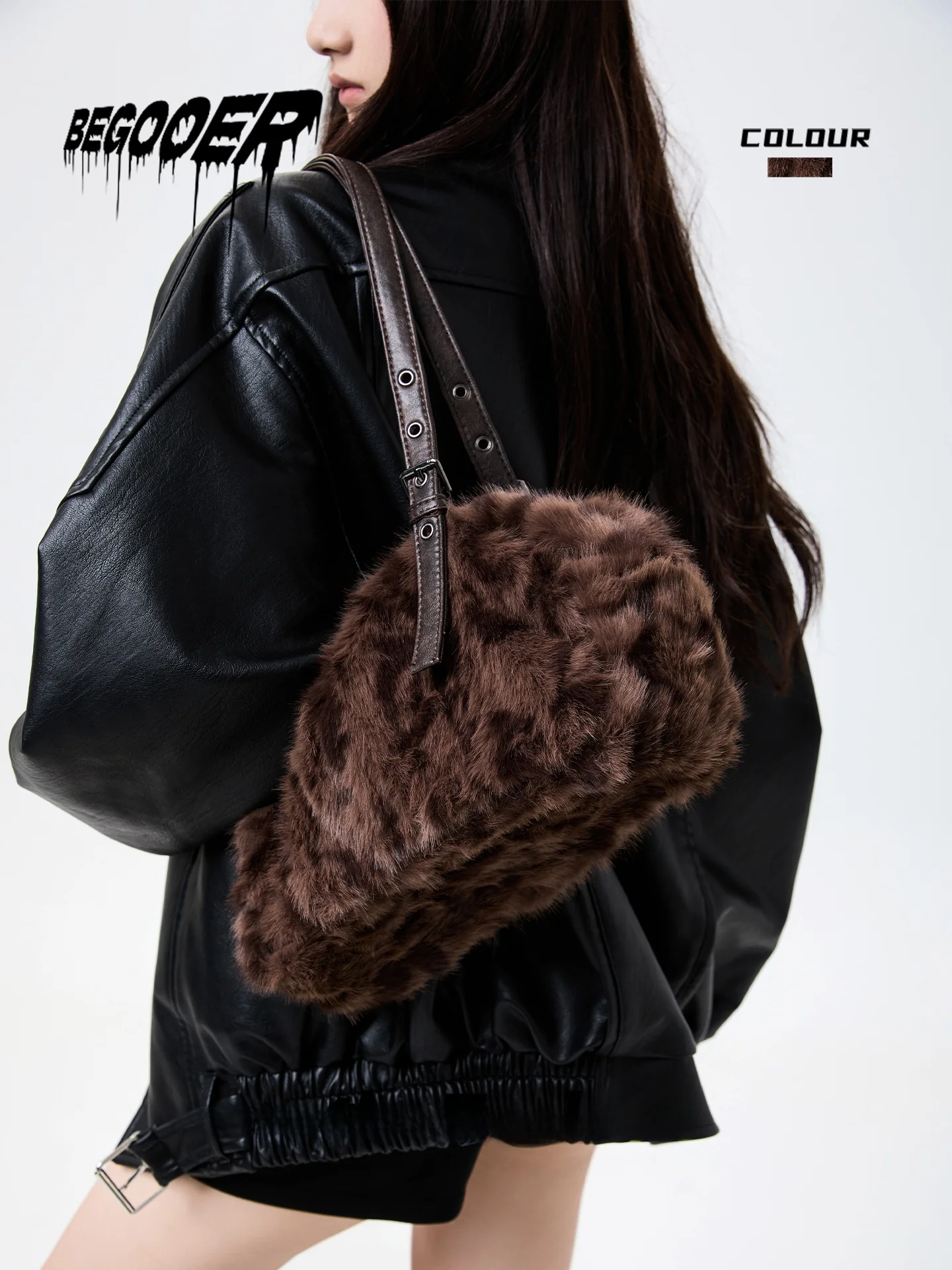 BEGOOER Plush Pillow Bag Women's Fashion Design Winter New Style Underarm Bag Leopard Print Fluffy Single Shoulder Bag
BEGOOER Plush Pillow Bag Women's Fashion Design Winter New Style Underarm Bag Leopard Print Fluffy Single Shoulder Bag