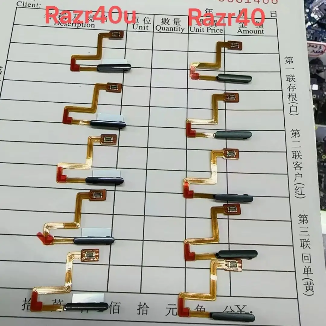 Гибкий кабель датчика отпечатков пальцев для Motorola Razr 40 Ultra XT2123/Motorola Razr 40, запасная часть
Гибкий кабель датчика отпечатков пальцев для Motorola Razr 40 Ultra XT2123/Motorola Razr 40, запасная часть