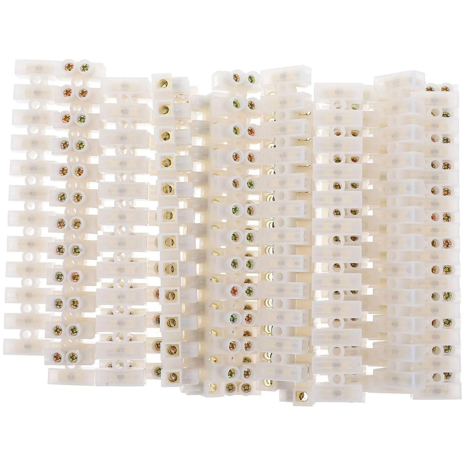 20pcs White Connector Double Row 12 Position White Electric Electric 12 Position Terminal Strip Connector Block Strip Plastic
20pcs White Connector Double Row 12 Position White Electric Electric 12 Position Terminal Strip Connector Block Strip Plastic