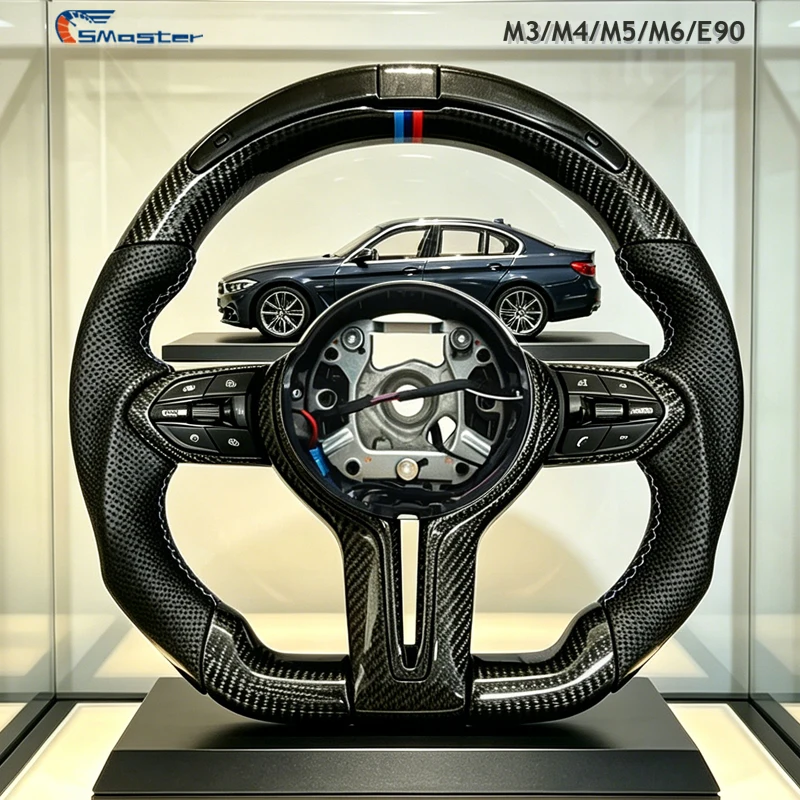 for BMW F30 F10 F01 F02 F06 F07 F11 F12 F80 F90 E70 E71 M3 M5 E90 Carbon Fiber Flat Bottom M Sport Steering wheel With Display
for BMW F30 F10 F01 F02 F06 F07 F11 F12 F80 F90 E70 E71 M3 M5 E90 Carbon Fiber Flat Bottom M Sport Steering wheel With Display