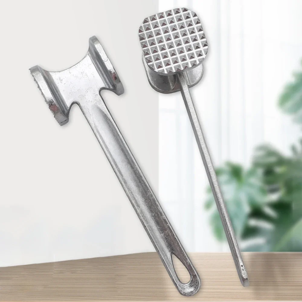 Meat Tenderizer Hammer 19cm Household Aluminum Alloy Steak Metal Mallet Kitchen Tool Heavy Duty Durable Double-Sided Tenderizer
Meat Tenderizer Hammer 19cm Household Aluminum Alloy Steak Metal Mallet Kitchen Tool Heavy Duty Durable Double-Sided Tenderizer