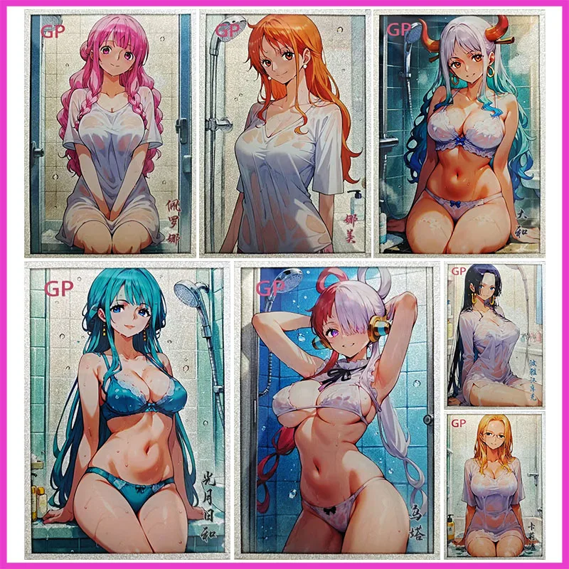 Anime Goddess Story ONE PIECE Rare GP A6 Collectible Card Perona Nami Yamato Uta Hancock Kalifa Toy for boy Birthday Present
Anime Goddess Story ONE PIECE Rare GP A6 Collectible Card Perona Nami Yamato Uta Hancock Kalifa Toy for boy Birthday Present