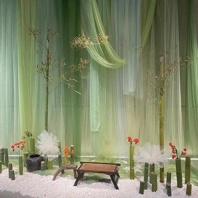 30M Length Green Sheer Mesh Tulle Fabric Lightweight Gauze Cloth for Outdoor Garden Wedding Arch Draping Setup
30M Length Green Sheer Mesh Tulle Fabric Lightweight Gauze Cloth for Outdoor Garden Wedding Arch Draping Setup