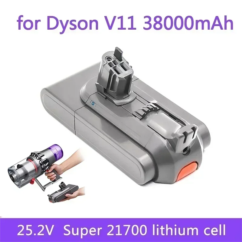 SU New For Dyson V11 Battery Absolute V11 Animal Li-ion Vacuum Cleaner Rechargeable Battery Super lithium cell 38000mAh
SU New For Dyson V11 Battery Absolute V11 Animal Li-ion Vacuum Cleaner Rechargeable Battery Super lithium cell 38000mAh