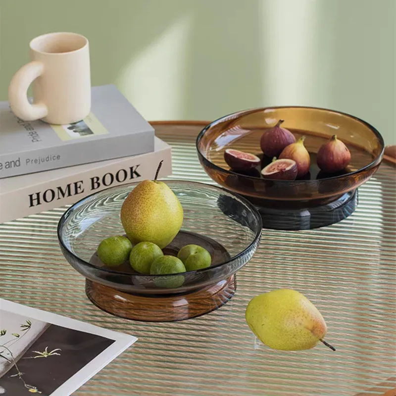 American Light Luxury Glass Fruit Plate Home Living Room Tea Table Storage Box Candy Nut Plate Tea Snacks Placement Plate
American Light Luxury Glass Fruit Plate Home Living Room Tea Table Storage Box Candy Nut Plate Tea Snacks Placement Plate