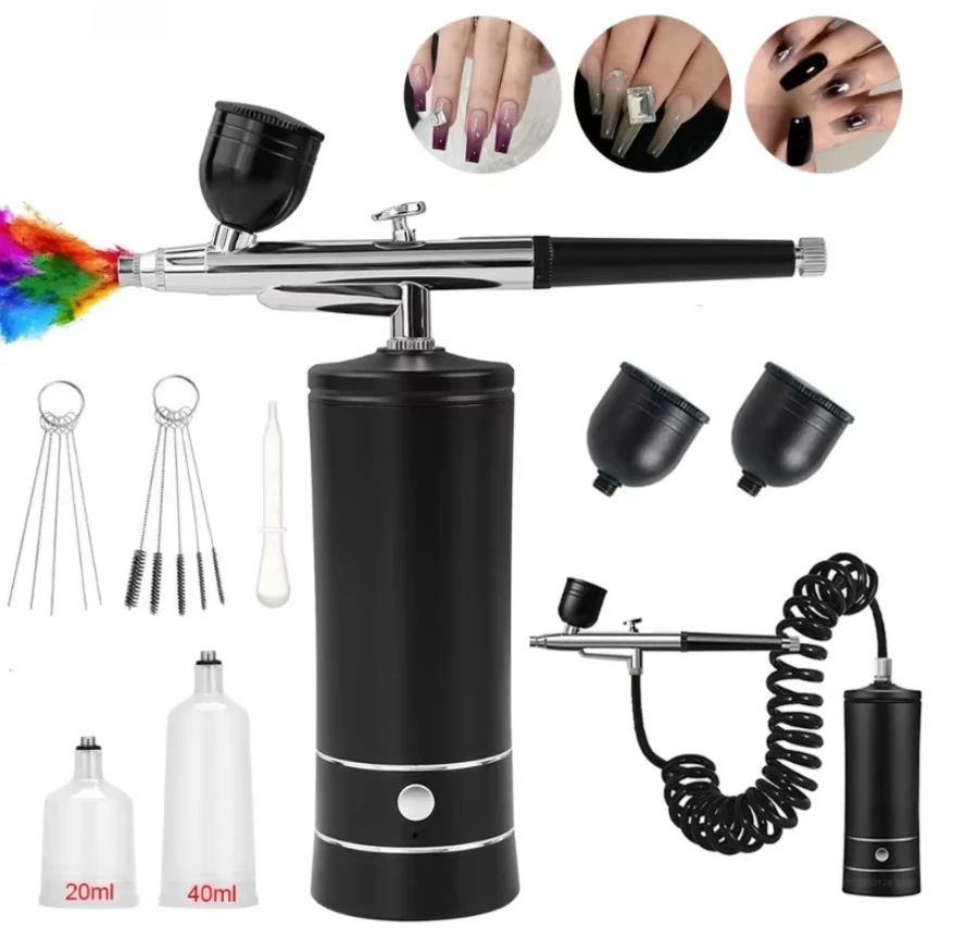 Airbrush Nail with Compressor Portable Air Brush with Compressor For Nails Art Cake Painting Craft Airbrush Nail Art Compressor
Airbrush Nail with Compressor Portable Air Brush with Compressor For Nails Art Cake Painting Craft Airbrush Nail Art Compressor