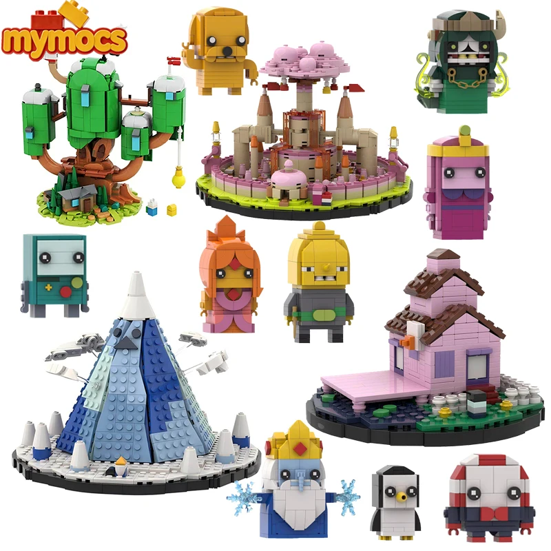 Mymocs Ideas Cartoon Adventure Anime Figures Bricks Headz Sets Game Architecture Treehouse Ice Kingdom Building Blocks Toys Gift
Mymocs Ideas Cartoon Adventure Anime Figures Bricks Headz Sets Game Architecture Treehouse Ice Kingdom Building Blocks Toys Gift