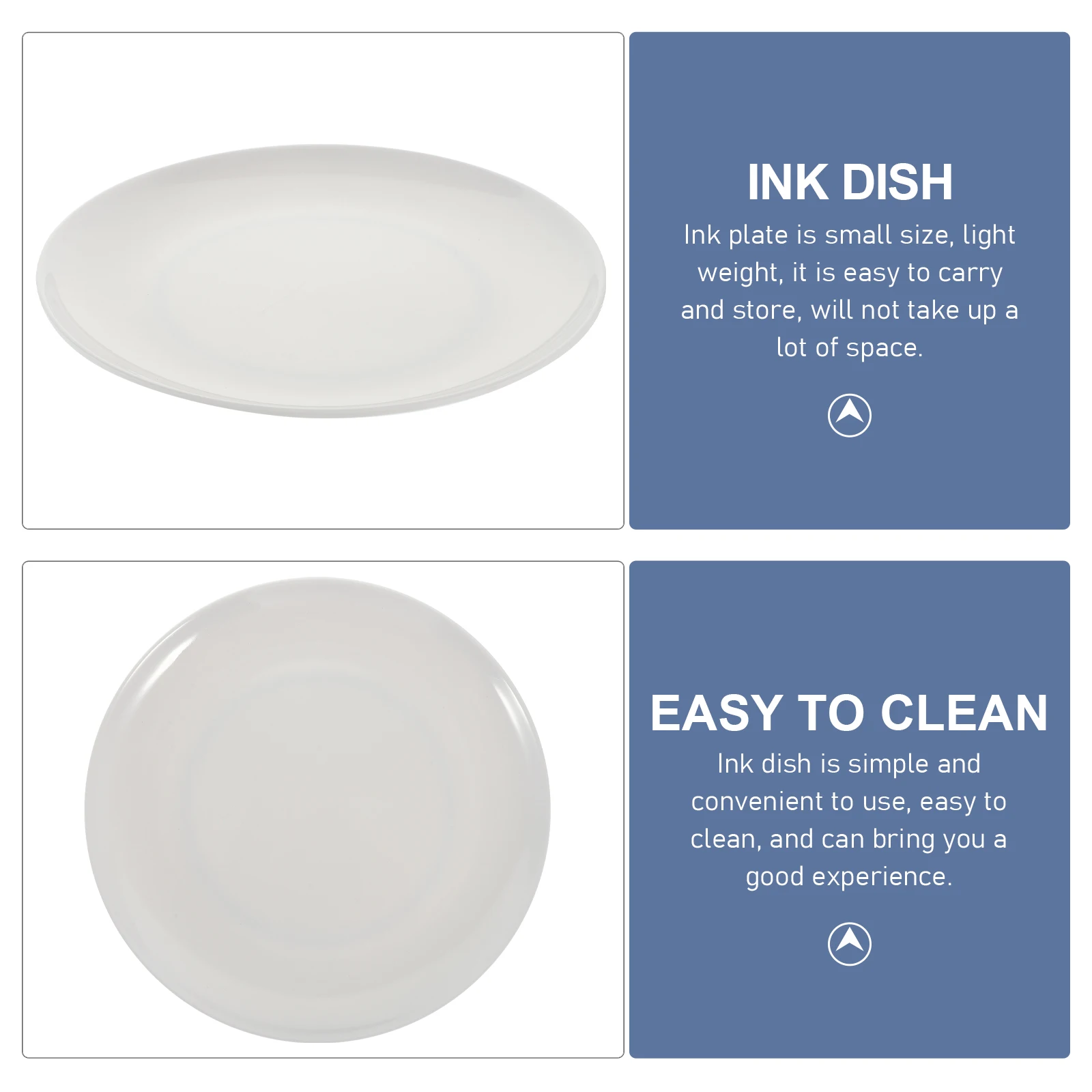 2Pcs White Butterfly Porcelain Plastic Ink Dish Palette Calligraphy Supplies Brush Pen Decorative Ink Plate Container Easy Clean
2Pcs White Butterfly Porcelain Plastic Ink Dish Palette Calligraphy Supplies Brush Pen Decorative Ink Plate Container Easy Clean