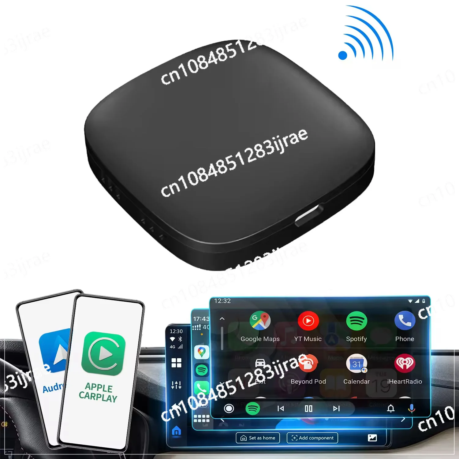 Wireless Carplay Box Android System Car-Machine Interconnection Conversion Box AIBOX Car Wireless Box
Wireless Carplay Box Android System Car-Machine Interconnection Conversion Box AIBOX Car Wireless Box