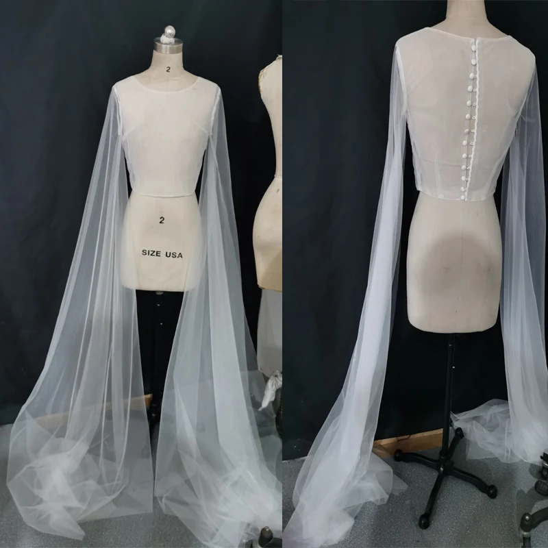 Floor Length Long Sleeve wedding jacket Scoop Simple Tulle Bridal bolero jackets for Bridal Party Coat Wear Inside Bridal Jacket
Floor Length Long Sleeve wedding jacket Scoop Simple Tulle Bridal bolero jackets for Bridal Party Coat Wear Inside Bridal Jacket