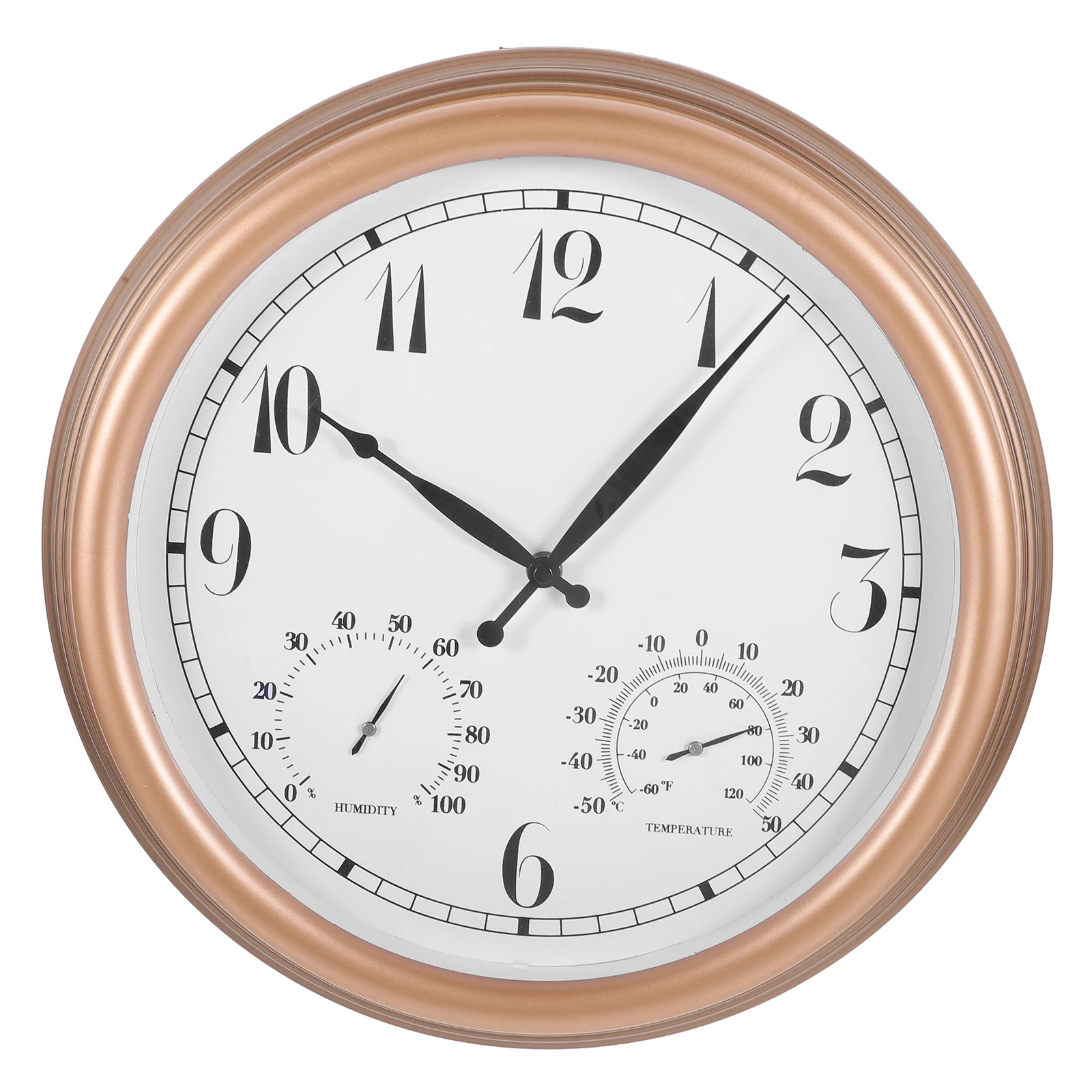 15 Inch Waterproof Outdoor Wall Clock with Thermometer Hygrometer Vintage Style Garden Decor Temperature Humidity Meter Patios
15 Inch Waterproof Outdoor Wall Clock with Thermometer Hygrometer Vintage Style Garden Decor Temperature Humidity Meter Patios