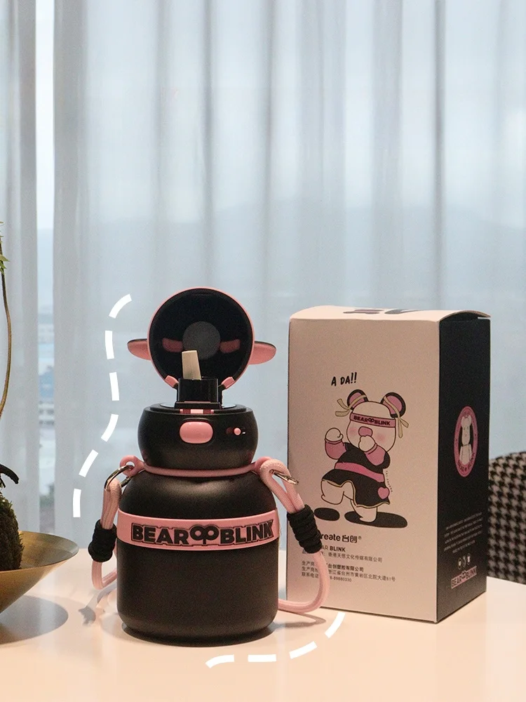 Большая изолированная кружка Capaci Cerc с милым медведем, чашка St для женщин, студентов, детей, чашка для воды с большим животом, термоудерживающая чашка
Большая изолированная кружка Capaci Cerc с милым медведем, чашка St для женщин, студентов, детей, чашка для воды с большим животом, термоудерживающая чашка