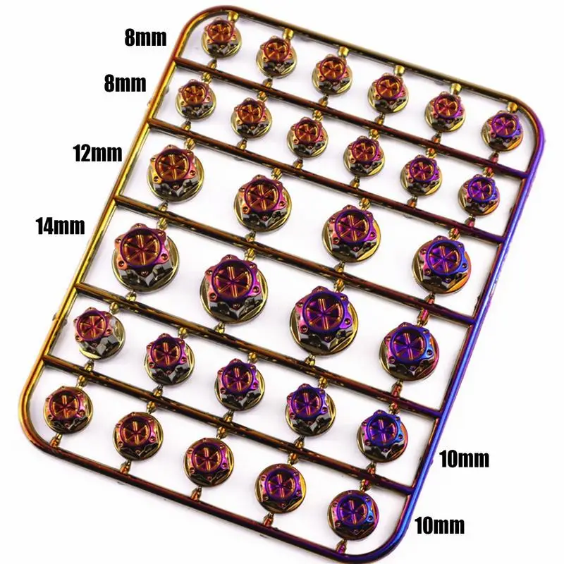 30Pcs Motorcycle Screw Caps Set Kit Engine Nut Bolt Cap Covers Head Body Screw Decorative Cap Motorbike Modification Accessories
30Pcs Motorcycle Screw Caps Set Kit Engine Nut Bolt Cap Covers Head Body Screw Decorative Cap Motorbike Modification Accessories