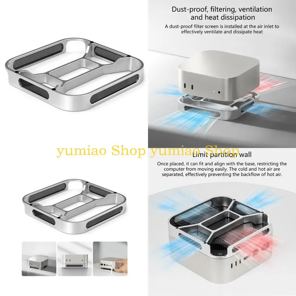 587B Авиационные алюминиевые охлаждающие подъемы с тонким пылевым фильтром для Macmini
587B Авиационные алюминиевые охлаждающие подъемы с тонким пылевым фильтром для Macmini