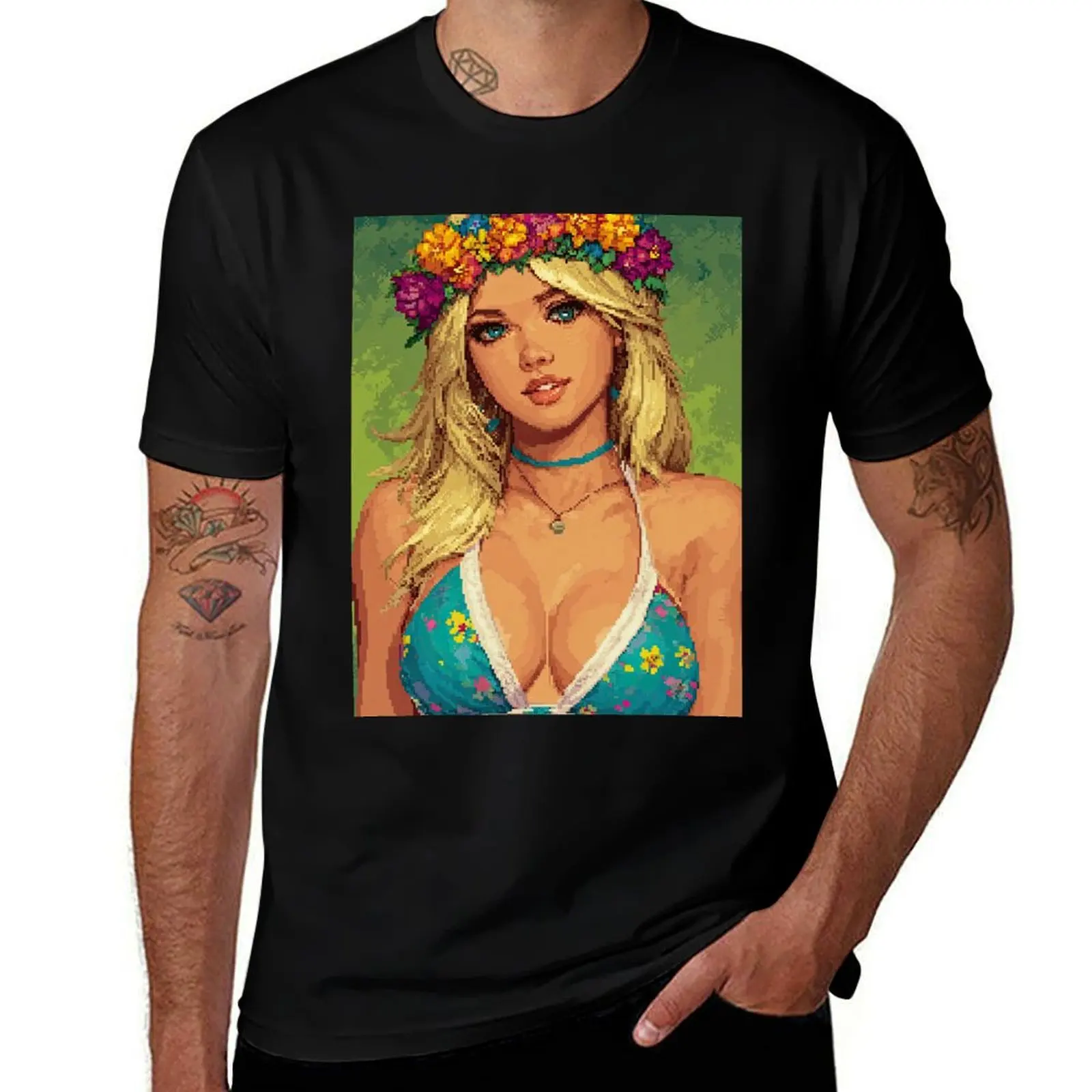 Retro Pixel Art Babe Enjoys Sunny Beach Moment T-Shirt Man t-shirt Funny t-shirts essential t shirt men t shirts
Retro Pixel Art Babe Enjoys Sunny Beach Moment T-Shirt Man t-shirt Funny t-shirts essential t shirt men t shirts