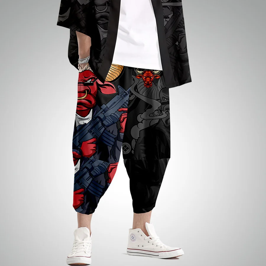 Japanese Style Anime Sweatpants Men Samurai Kimono Pant Harajuku Jogger Trousers Streetwear Pants Cosplay Costume
Japanese Style Anime Sweatpants Men Samurai Kimono Pant Harajuku Jogger Trousers Streetwear Pants Cosplay Costume