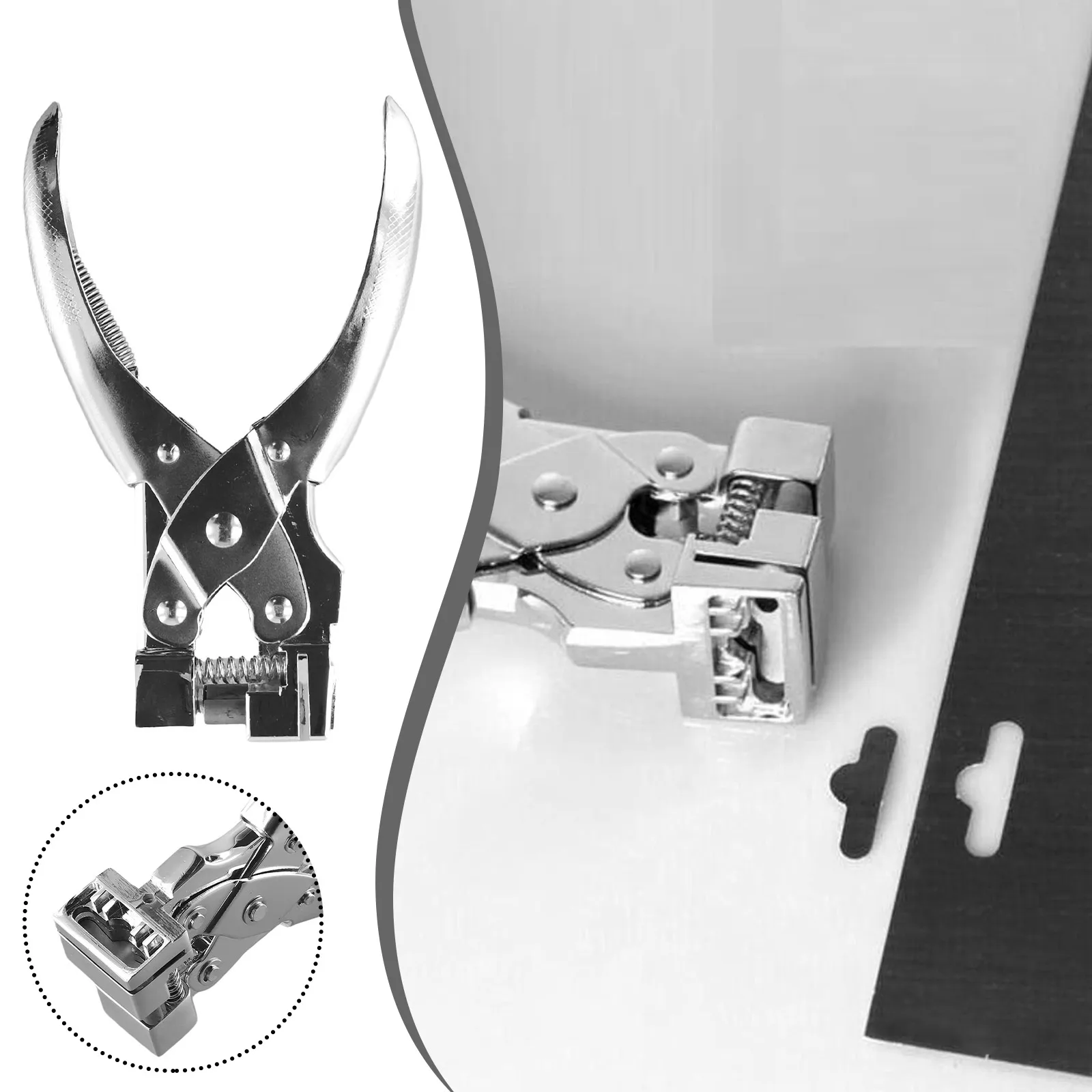 Cardboard T-Shape Hole Puncher Hand Punch 2mm 300*100*60mm Non-slip Handle Design Silver Without Burrs Brand New
Cardboard T-Shape Hole Puncher Hand Punch 2mm 300*100*60mm Non-slip Handle Design Silver Without Burrs Brand New