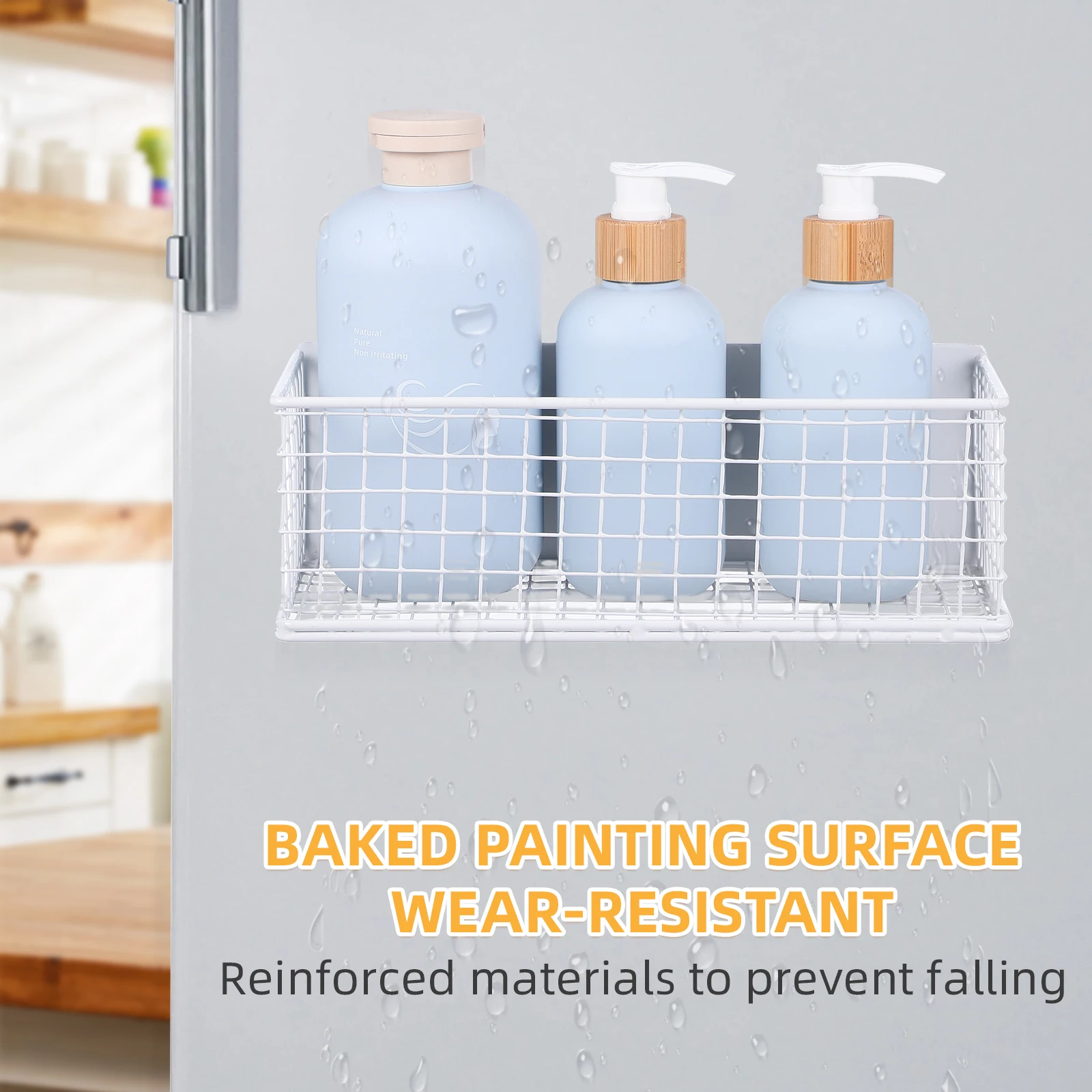 Spice Rack Organizer Magnetic Refrigerator Hanging Basket Accessories White Spices Office Storage
Spice Rack Organizer Magnetic Refrigerator Hanging Basket Accessories White Spices Office Storage
