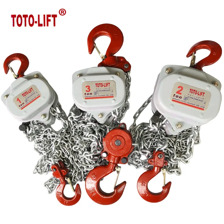 TOTO-LIFT Hoist 3 Ton 3 M Manual Operated Chain Hoist VC 1000 kg Hand Chain Block
TOTO-LIFT Hoist 3 Ton 3 M Manual Operated Chain Hoist VC 1000 kg Hand Chain Block