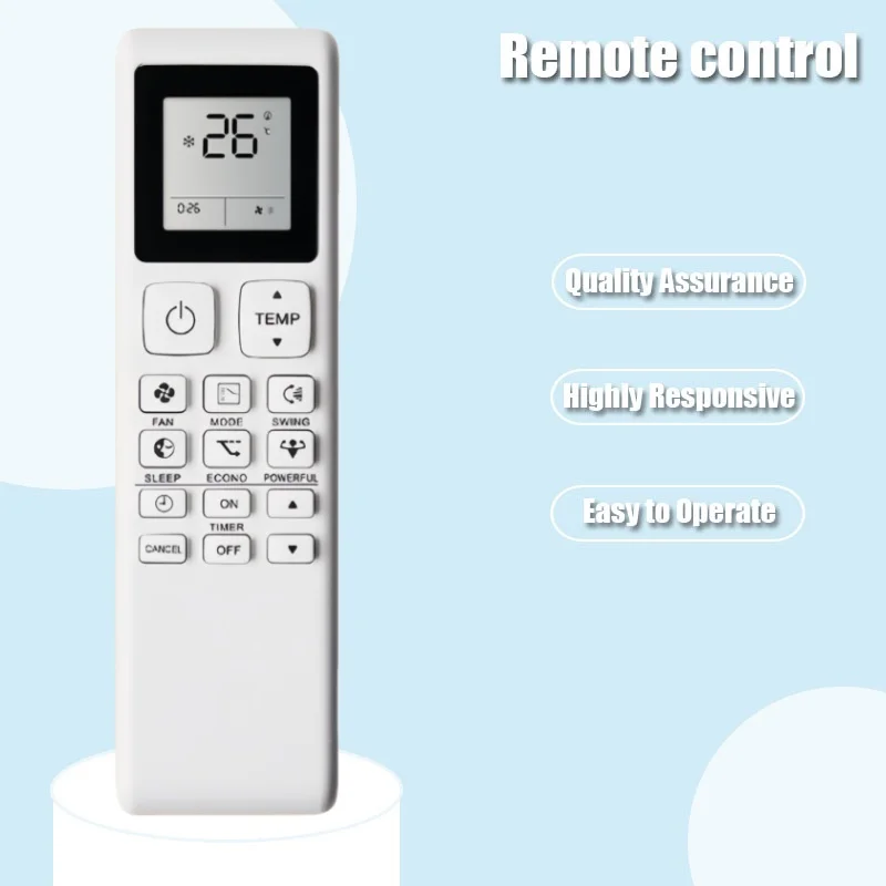 Universal Air Condition Remote Control Compatible with DAIKIN Models ARC486A1 FTXC20EV1B FTXC25EV1B FTXC35EV1B FTXC50EV1B
Universal Air Condition Remote Control Compatible with DAIKIN Models ARC486A1 FTXC20EV1B FTXC25EV1B FTXC35EV1B FTXC50EV1B