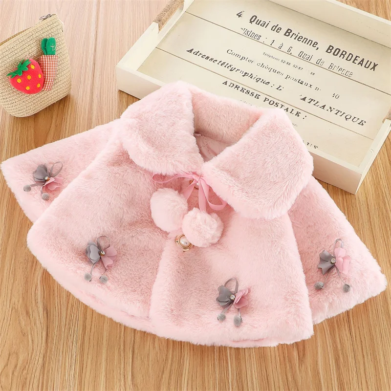 0 to 3Y Baby girl clothes winter coat thick warm wool fur coat girl wool sweater coat pearl princess coat Kids Cute Coat Clothes
0 to 3Y Baby girl clothes winter coat thick warm wool fur coat girl wool sweater coat pearl princess coat Kids Cute Coat Clothes