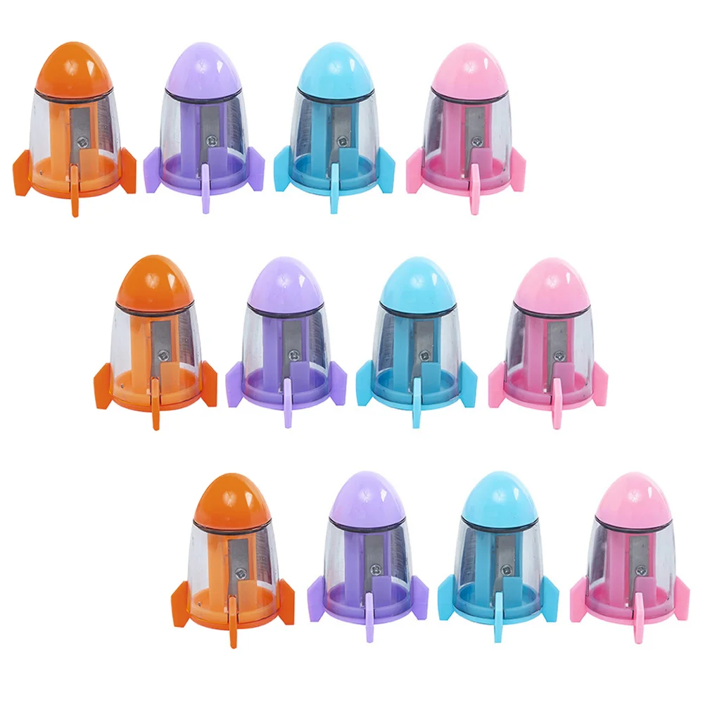 12 Pcs Rocket Sharpener Household s Convenient Pencil Adorable Portable Small Sharpeners
12 Pcs Rocket Sharpener Household s Convenient Pencil Adorable Portable Small Sharpeners