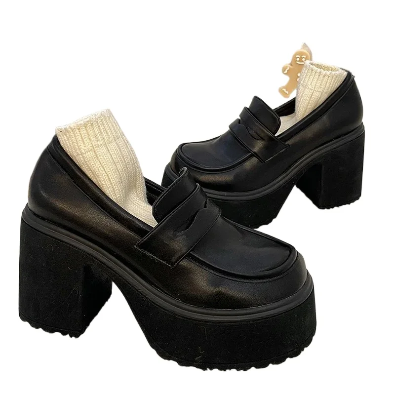 High Heels Daily Luxury Women's Solid Color Temperament Mary Jane with Follow-up Shoes Retro Le Fu Shoes 2026 New Thick Soled
High Heels Daily Luxury Women's Solid Color Temperament Mary Jane with Follow-up Shoes Retro Le Fu Shoes 2026 New Thick Soled
