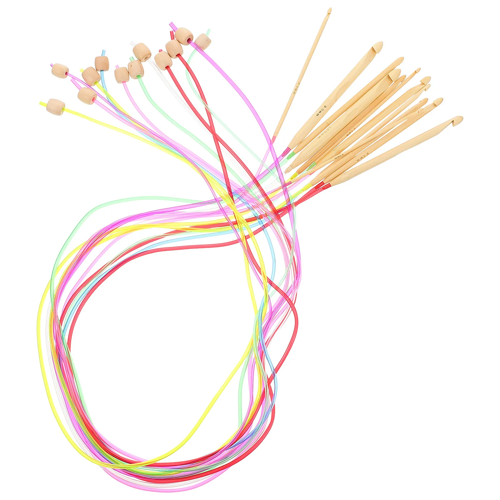 12Pcs Rubber Wood Crochet Hooks Carpet Knitting Needles Afghan Crochet Set DIY Craft Tool for Rug Cushion Weaving
12Pcs Rubber Wood Crochet Hooks Carpet Knitting Needles Afghan Crochet Set DIY Craft Tool for Rug Cushion Weaving