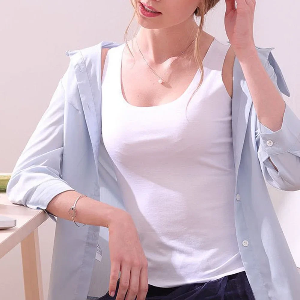 Women Ice Silk Traceless Sleeveless Tank Tops Singlet Quick Dry Sports Vests Basic Thin Solid Crop Top Bottoming Soft Undershirt
Women Ice Silk Traceless Sleeveless Tank Tops Singlet Quick Dry Sports Vests Basic Thin Solid Crop Top Bottoming Soft Undershirt