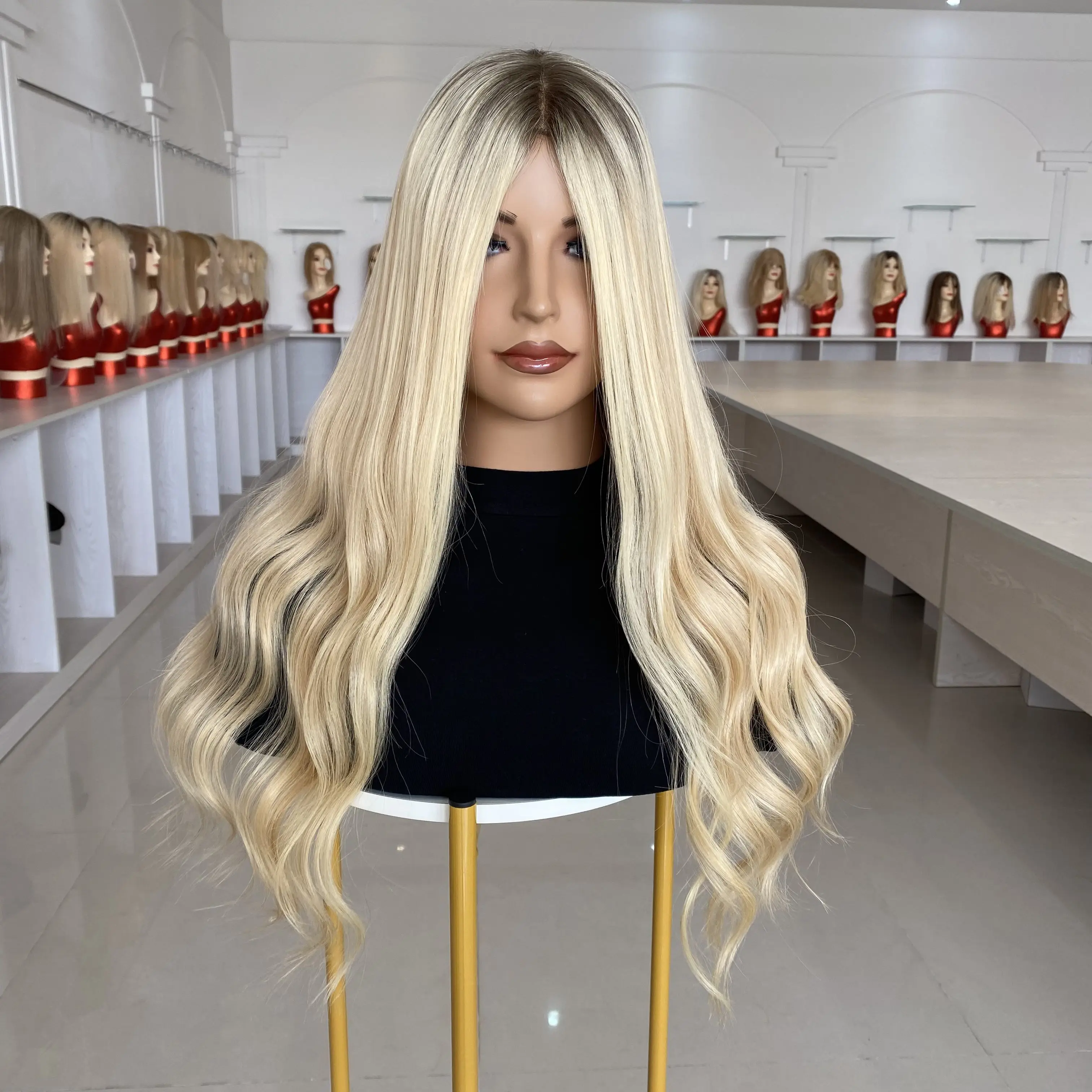 Long Human Hair Wig #sbT18/sbT60 Color 24inch Body Wave Mono Base Wig For White Women Ombre Blonde Raw Virgin European Hair Wigs
Long Human Hair Wig #sbT18/sbT60 Color 24inch Body Wave Mono Base Wig For White Women Ombre Blonde Raw Virgin European Hair Wigs