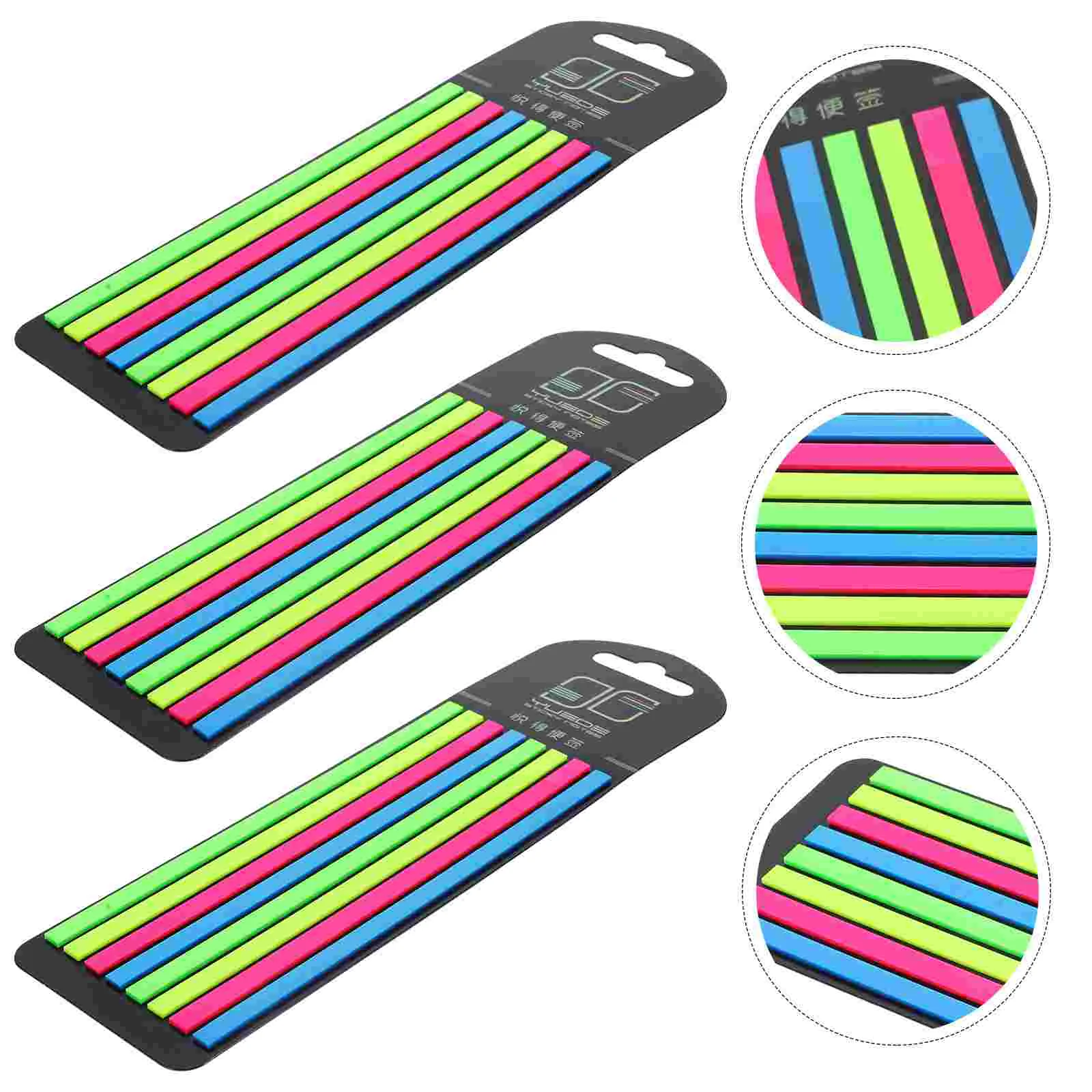 3 Boxes Fluorescence Sentence Markers Neon Light Notes Highlight Strips Colorful Page Tabs Book Accessory Portable Reading
3 Boxes Fluorescence Sentence Markers Neon Light Notes Highlight Strips Colorful Page Tabs Book Accessory Portable Reading