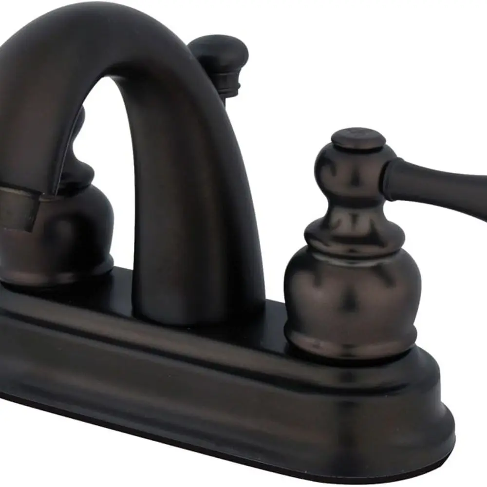 4 Oil Rubbed Bronze Centerset Lavatory Faucet, KB5615AL Restoration Style
4 Oil Rubbed Bronze Centerset Lavatory Faucet, KB5615AL Restoration Style