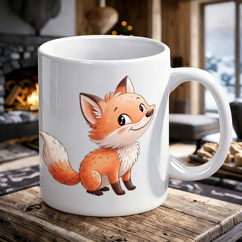 1PCS Cute Cartoon Red Fox Ceramic Mug, Coffee Cup, Milk Cup, Office Tea Cup, Drinking Cup, Does Not Fade, Gift for Friends
1PCS Cute Cartoon Red Fox Ceramic Mug, Coffee Cup, Milk Cup, Office Tea Cup, Drinking Cup, Does Not Fade, Gift for Friends