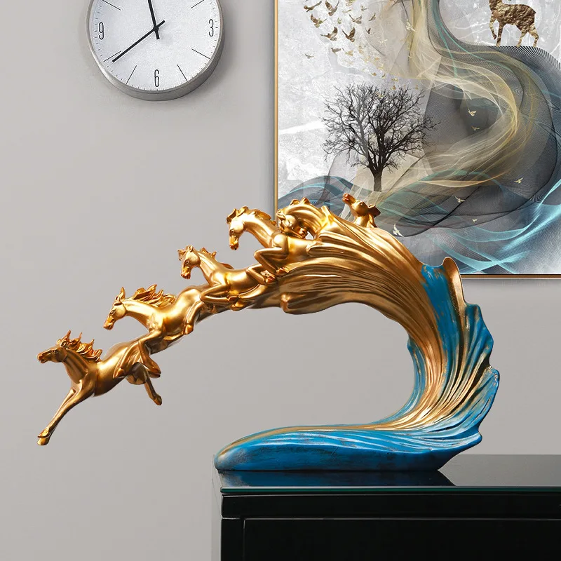 Home Interior Decoration Accessories Horse Statue Ornaments Living Room Bedroom Office Table Decor Horse Figure Resin Sculpture
Home Interior Decoration Accessories Horse Statue Ornaments Living Room Bedroom Office Table Decor Horse Figure Resin Sculpture