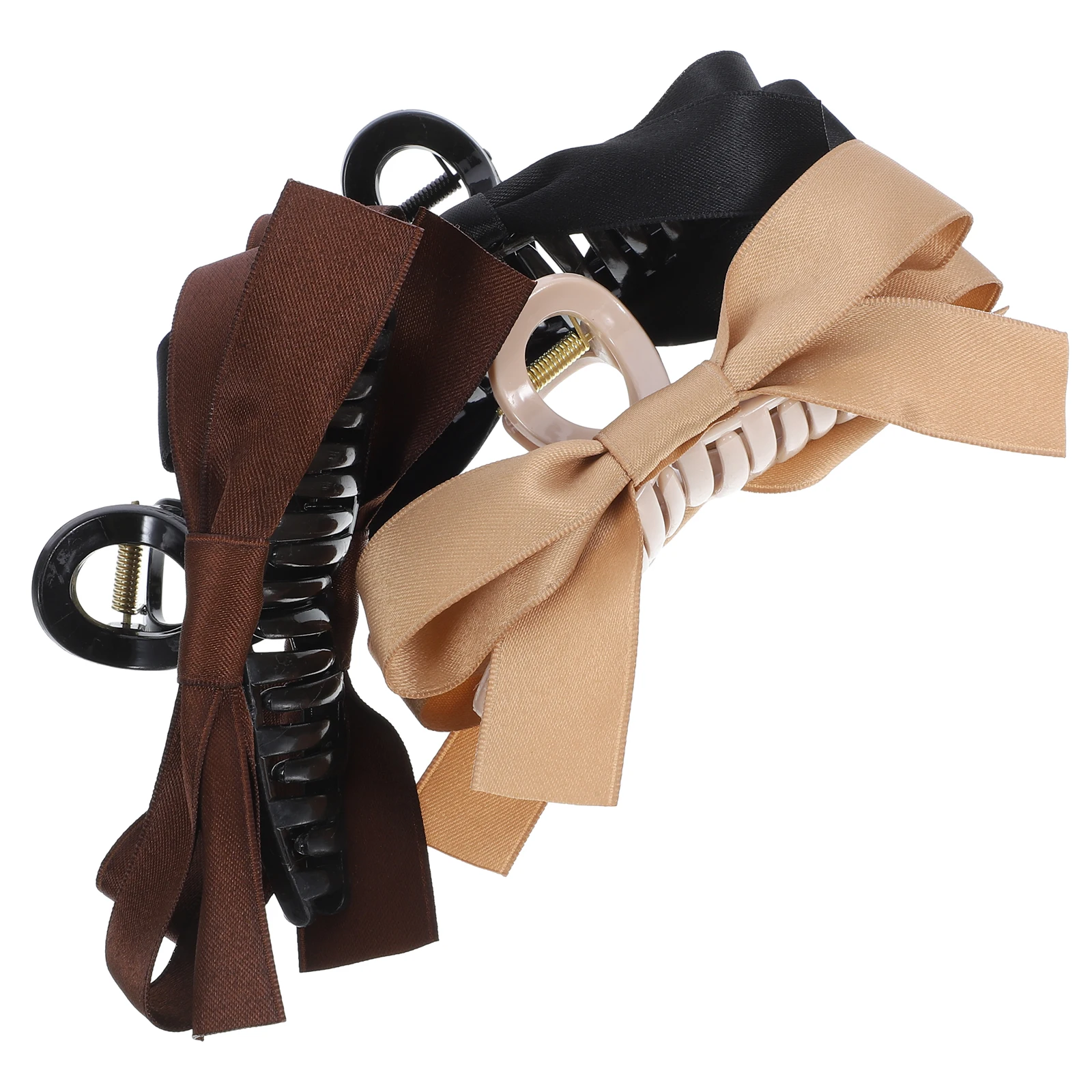 3 pcs Claw Clips Bowknot Shark Clip Large Jaw Clips for Women Girls Black Brown Khaki Decorative Hair Accessories Thin Thick
3 pcs Claw Clips Bowknot Shark Clip Large Jaw Clips for Women Girls Black Brown Khaki Decorative Hair Accessories Thin Thick