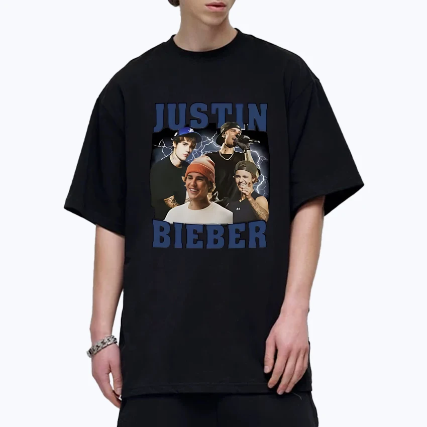FRapper Justin Bieber 2025 Tour Graphic Double Sided Printed 100% Cotton Men Women short sleeve t-shirts Unisex Summer Tee shirt
FRapper Justin Bieber 2025 Tour Graphic Double Sided Printed 100% Cotton Men Women short sleeve t-shirts Unisex Summer Tee shirt