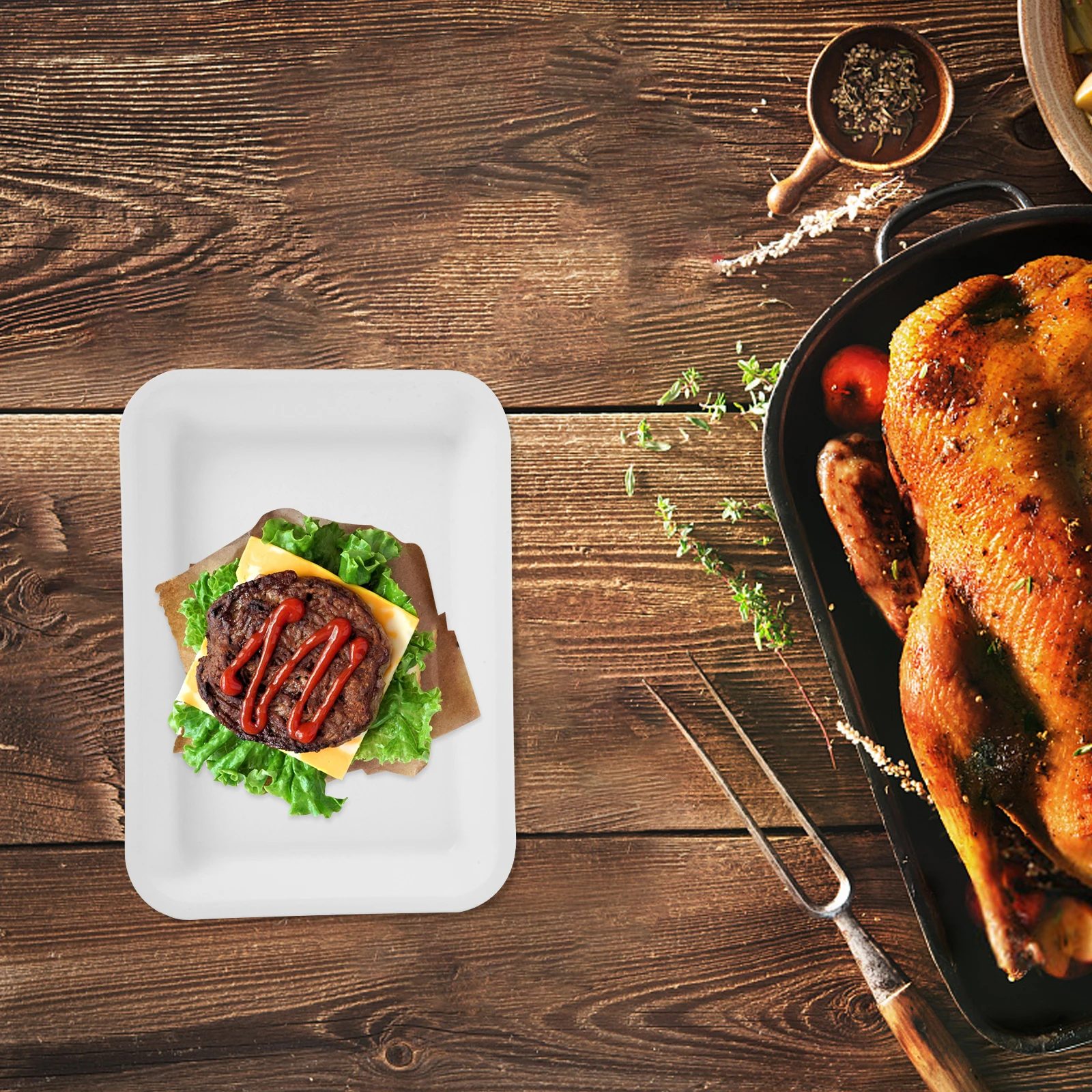 4Pcs Rectangle Food Serving Tray Reusable Catering Party Wedding Platter Non Slip Stable Tray Platter Serving Trays
4Pcs Rectangle Food Serving Tray Reusable Catering Party Wedding Platter Non Slip Stable Tray Platter Serving Trays