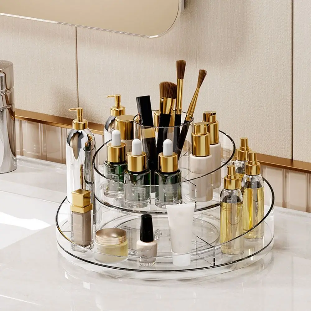 Plastic Cosmetics Storage Box Transparent Rotatable Makeup Brush Storage Tube Creative Large Capacity Storage Rack Bathroom
Plastic Cosmetics Storage Box Transparent Rotatable Makeup Brush Storage Tube Creative Large Capacity Storage Rack Bathroom