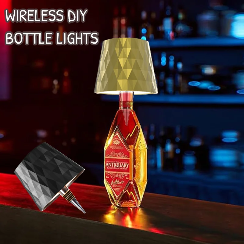 Зарядка через USB, светильник для бутылки вина своими руками, сенсорный трехцветный и бесступенчатая регулировка яркости, ночник для ресторана, бара, бутылки вина, окружающий свет
Зарядка через USB, светильник для бутылки вина своими руками, сенсорный трехцветный и бесступенчатая регулировка яркости, ночник для ресторана, бара, бутылки вина, окружающий свет