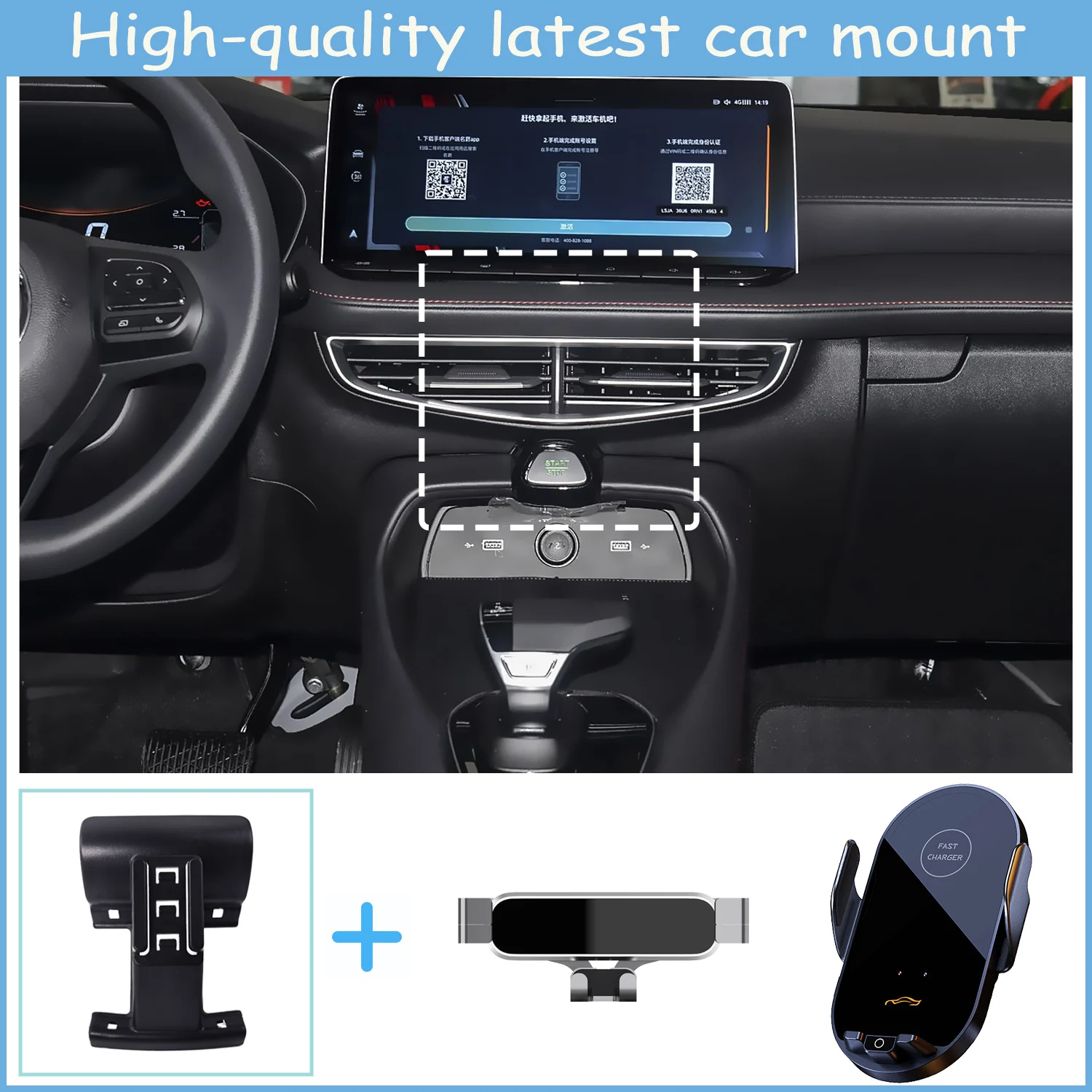 For MG MG5 MG 5 EV 2025 Car Phone Holder Wireless Charging Bracket Base Gravity Stand Phone Mount Interior Car Accessories
For MG MG5 MG 5 EV 2025 Car Phone Holder Wireless Charging Bracket Base Gravity Stand Phone Mount Interior Car Accessories