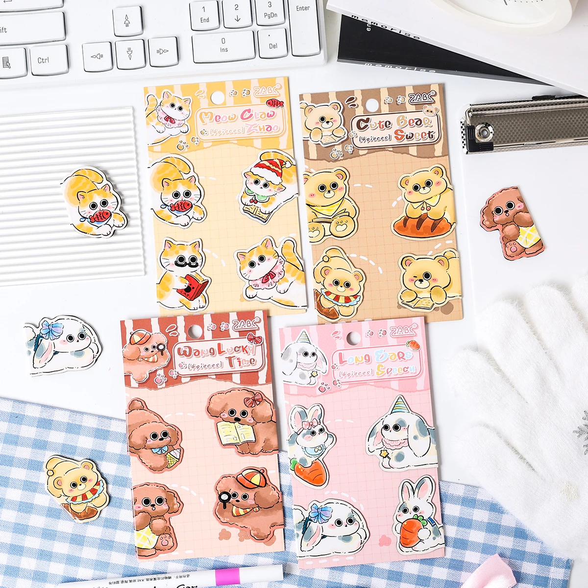 4pcs cartoon animal bookmark, magnetic reading bookmark and DIY book decoration,Fashion stationery gift for friends
4pcs cartoon animal bookmark, magnetic reading bookmark and DIY book decoration,Fashion stationery gift for friends