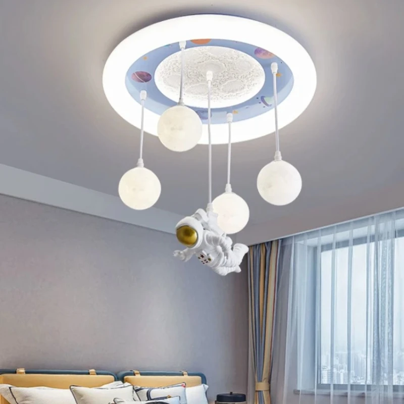 SANDYHA Nordic Astronaut Lunar Ceiling Lamp Suspension Design LED Lighting for Bedroom Living Room Kids Decor
SANDYHA Nordic Astronaut Lunar Ceiling Lamp Suspension Design LED Lighting for Bedroom Living Room Kids Decor
