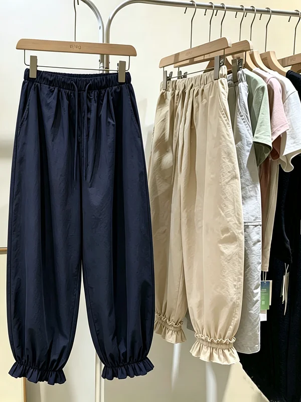 High Waist Lantern Wide Leg Pants Women's plus Size Nine Point Slimming Flower Bunch Casual Trousers for Ladies
High Waist Lantern Wide Leg Pants Women's plus Size Nine Point Slimming Flower Bunch Casual Trousers for Ladies