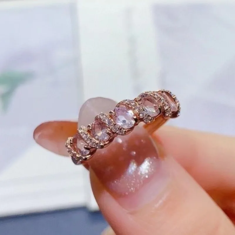 Natural Morganite ring real 925 silver Morganite jewelry with certificte 3mm*4mm total 0.6ct 925 silver jewelry gift for girl
Natural Morganite ring real 925 silver Morganite jewelry with certificte 3mm*4mm total 0.6ct 925 silver jewelry gift for girl