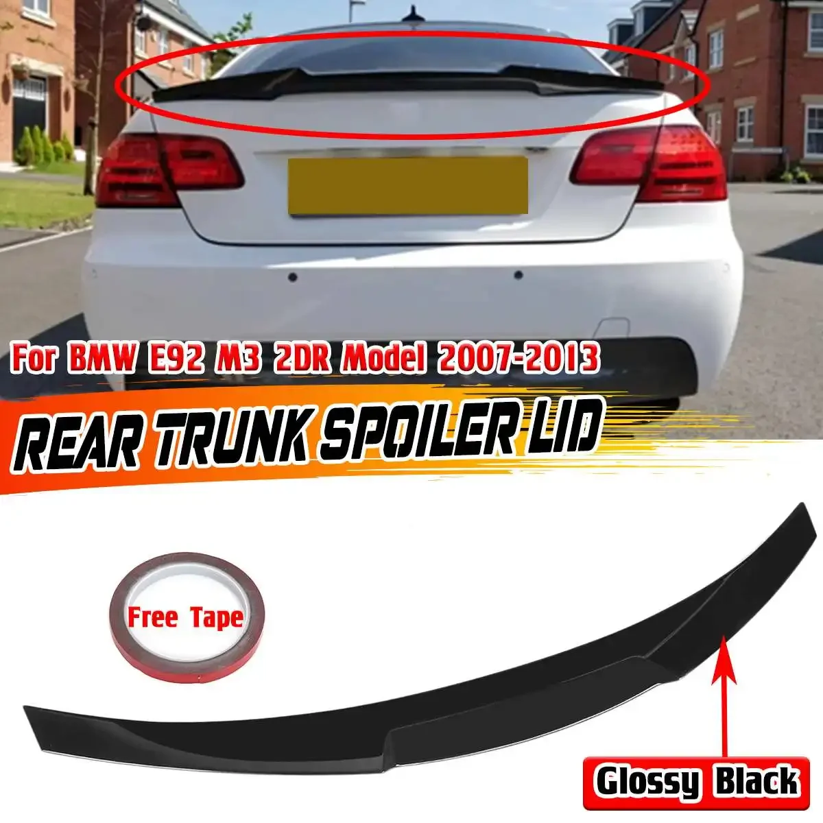 P/M4/PSM Car Rear Trunk Spoiler Wing Lid Extension Wing Lip For BMW E92 M3 2DR Coupe Model 2007-2013 Car Rear Wing Spoiler Lip
P/M4/PSM Car Rear Trunk Spoiler Wing Lid Extension Wing Lip For BMW E92 M3 2DR Coupe Model 2007-2013 Car Rear Wing Spoiler Lip