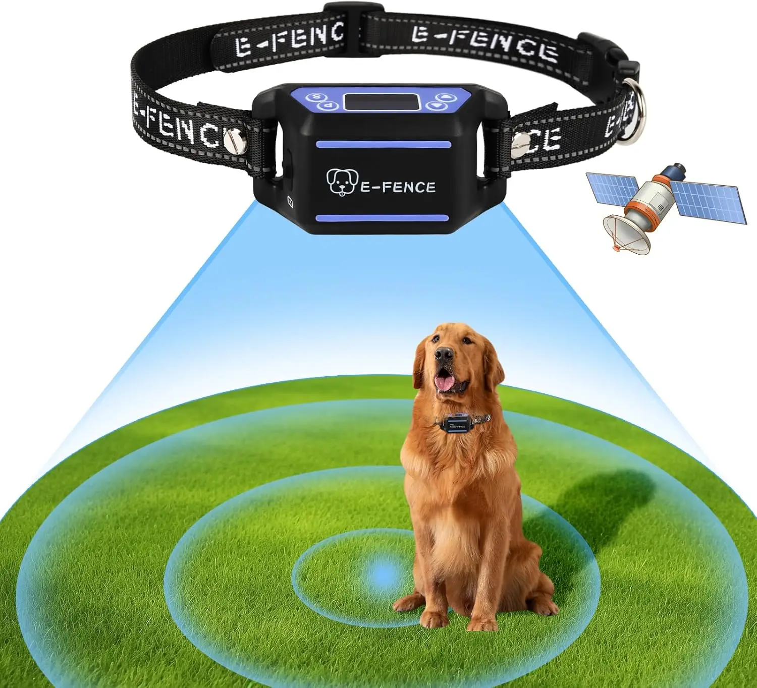 GPS Wireless Dog Fence, Adjustable Electric Pet Containment System, Outdoor Use Only
GPS Wireless Dog Fence, Adjustable Electric Pet Containment System, Outdoor Use Only