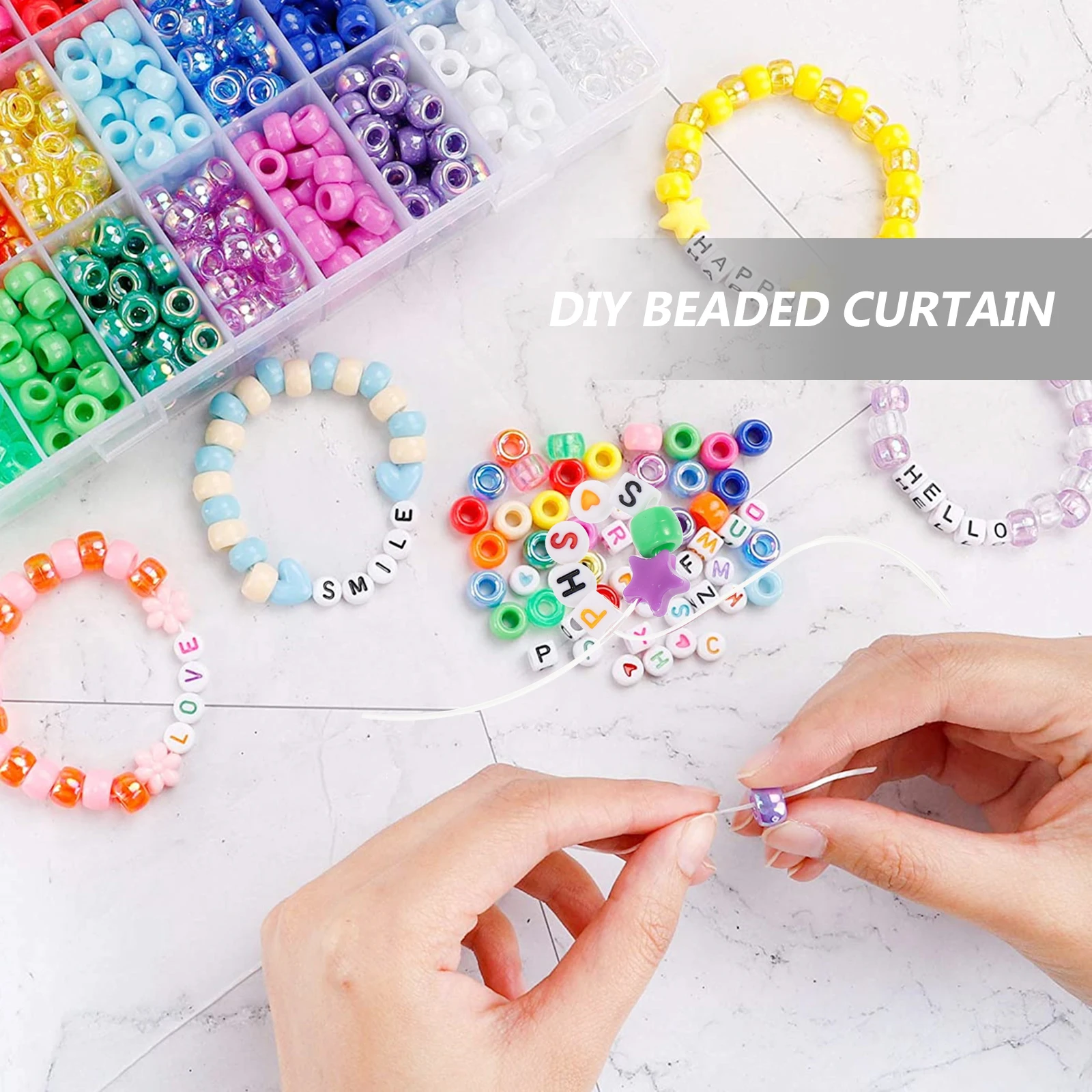 Creative Alphabet Bead Set 24PCS Craft Jewelry Accessories Loose Letter Beads for Necklaces Bracelets Handmade
Creative Alphabet Bead Set 24PCS Craft Jewelry Accessories Loose Letter Beads for Necklaces Bracelets Handmade